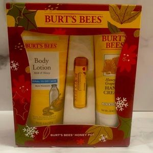 Burt’s Bees 3- Piece Honey 🍯 Pot Gift Set